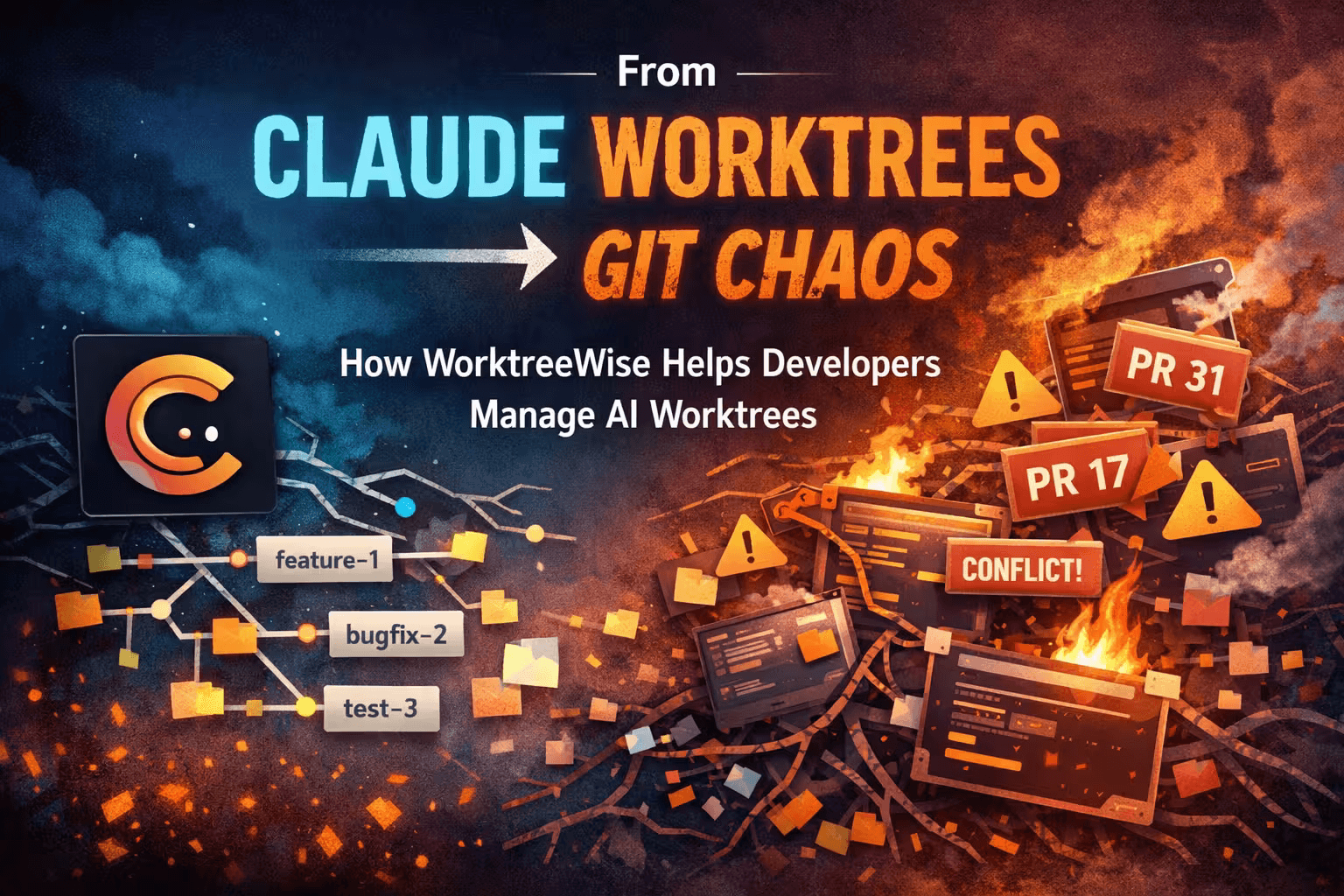 Using WorktreeWise with Claude - 3 Powerful Workflows for Modern Development cover
